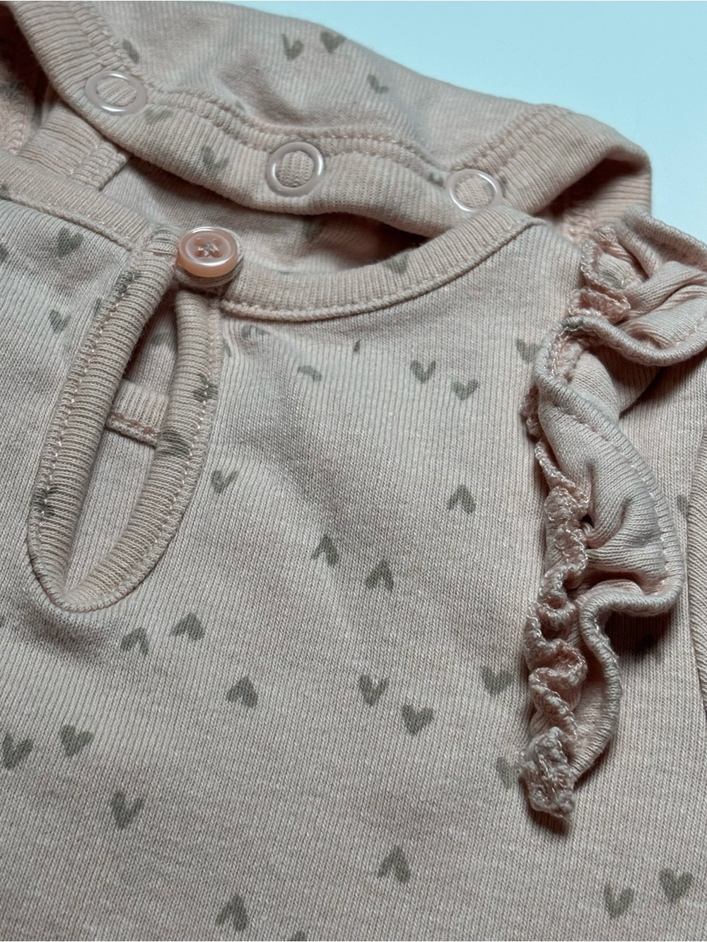 Carter's Coquette Ditsy Floral & Eyelet Lace Ruffle Bodysuit Bundle 3pc 12-18M - Picture 5 of 9